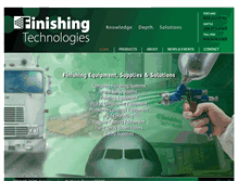 Tablet Screenshot of finishing-technologies.com